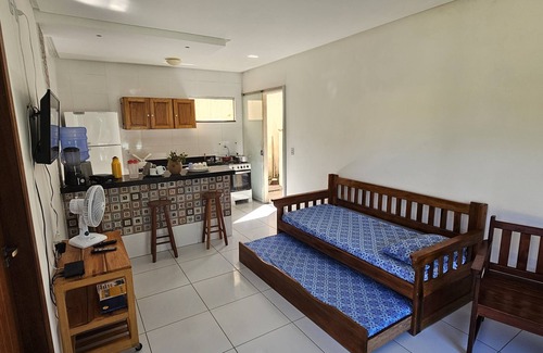 Prado House | Vila Axé Flat1 Praia de Guaratiba, Prado/BA 1 bedroom, swimming pool, air, 50m from the beach.