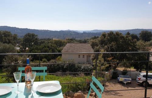 Pinarellu Villa | Villa L'Arbousier 4 pers piscine chauffée 2 min plage en voiture