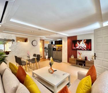 Rabat Apartment | Villa 1, Chic Seaside Stay at Carrousel Mall, Walk Everywhere