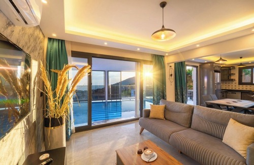 Faralya Villa | VILLA-11890 - Charming holiday villa with sea view, heated pool, jacuzzi