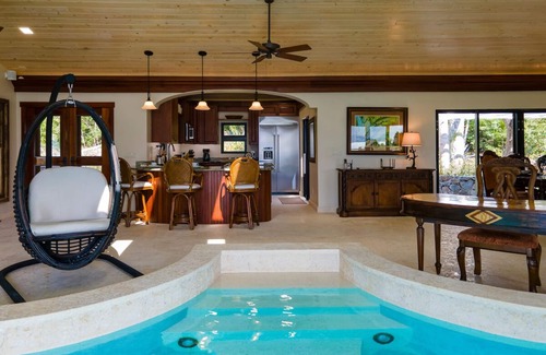 Estate Chocolate Hole and Great Cruz Bay Villa | Villa Adagio: Newly Renovated! Indoor Pool! Sunset Views!