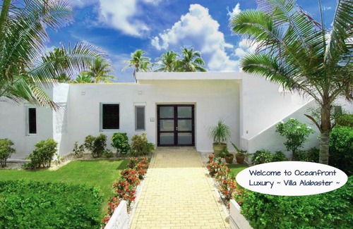 Oyster Pond Villa | Villa Alabaster ~ Literally Oceanfront Dawn Beach