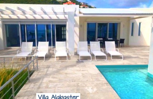 Oyster Pond Villa | Villa Alabaster ~ Literally Oceanfront Dawn Beach