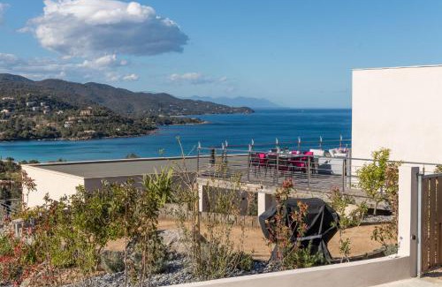 Favone Villa | Villa Albizia 6P, private heated pool sea view 5 minutes from Favone Beach