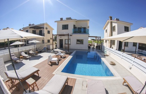 Ayia Thekla Villa | Villa Alexandra (Private pool, 50 meters from beach, Near Nissi Beach)