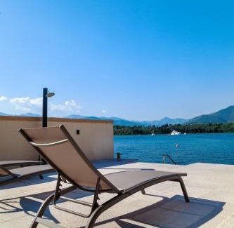 Tivat Apartment | Villa Amari waterfront, step to the sea and berth