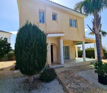 Peyia Town Villa | Villa Anastasia - Stunning Sea View, Cheerful 2 Bedroom Villa