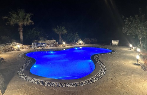 Apokoronas Villa | Villa Aphrodite, large swimming pool, sea & Mountain View’s