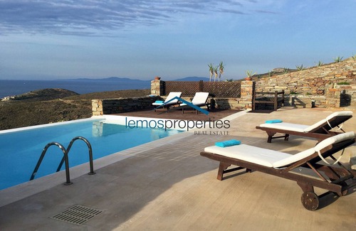 Kea Villa | Villa Aqua Marina with a swimming pool ideal for families or a group of friends.