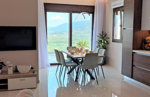 Exopoli Villa | Villa ArGia with private pool & sea view