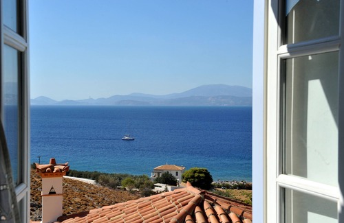 Hydra Villa | Villa Athina Recommended For Families. Is A Detached Stone House Near Sea Side