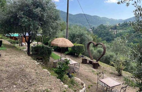 Tourrettes-sur-Loup Villa | Villa au calme 2 maisons ,vue panoramique,piscine