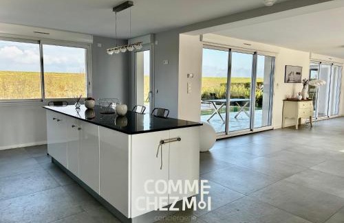 Giffaumont-Champaubert Villa | Villa avec piscine pour 10 personnes - Lac du Der Giffaumont
