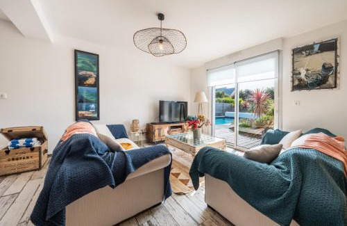 Barneville-Carteret House | Villa avec piscine privée, sauna, jardin et parking