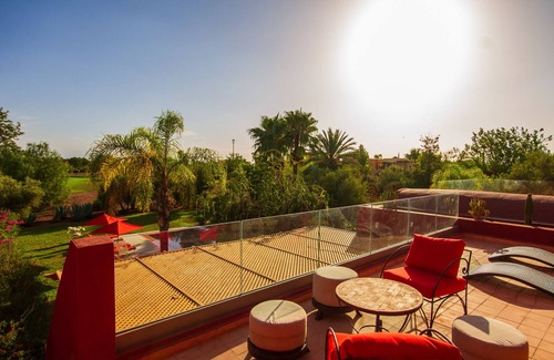 Tameslouht Villa | Villa avec vue sur l’atlas et le golf de Samanah