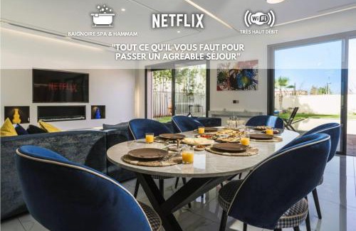 Tnine Ourika Villa | Villa AZUR - Wifi, Piscine chauffée, Sans vis-à-vis