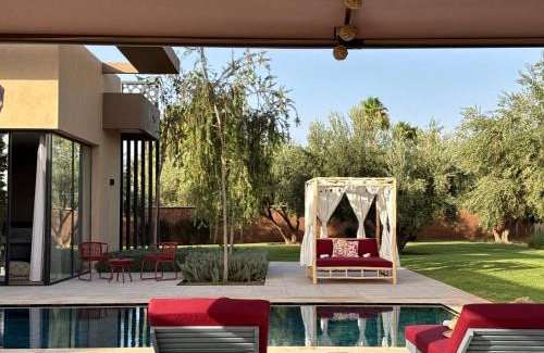 Ouled Moumen Villa | Villa Badia, 30 minutes médina, 4 suites, piscine