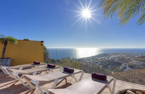 Torrox Costa Villa | Villa Benizan Private Pool, Sea Views, A/C, WiFi