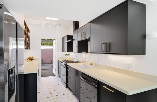 Uptown Design District House | Villa Berne - A Hollywood Regency Mid Century Modern Estate. Pool, Pet Friendly