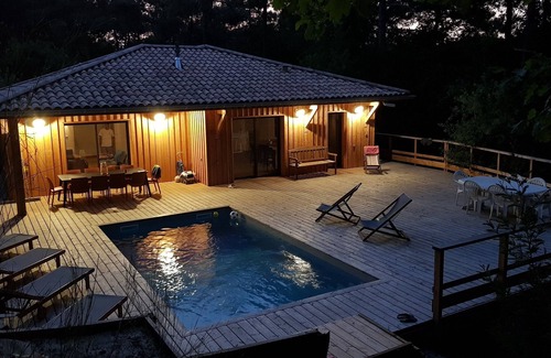 Biscarrosse Villa | Villa - Biscarrosse Golf - 10 pers. - 5 bedrooms - 180 m² - Private swimming pool