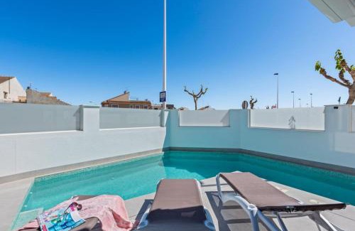 Santiago de la Ribera Villa | Villa Blanco: Private Villa with Pool & Terrace