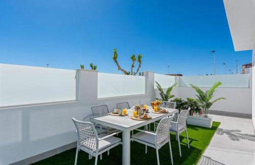 Santiago de la Ribera Villa | Villa Blanco: Private Villa with Pool & Terrace