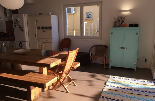 Narbonne-Plage House | Villa Blanca, 9pers., Families, Friends, Sea View, 30m from the beach, Tranquility