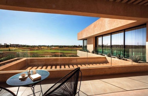 El Aggada Villa | Villa Blanchette Marrakech – Villa Élégante avec Piscine Chauffée et Spa Privatif