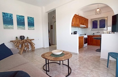 Aipeia Villa | Villa Blue Cocoon - Chrani Messinia Peloponnese Sea View Rooftop Beach 550 m