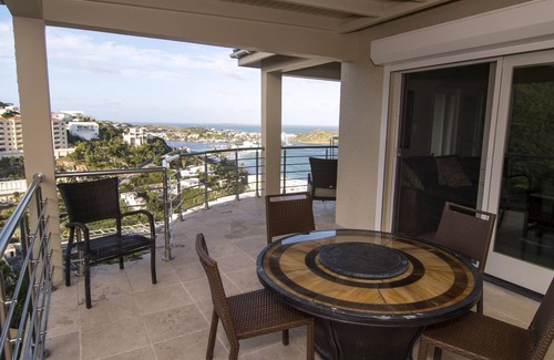 Dawn Beach Estates House | Villa Bougainvillea, 3 level Villa with elevator.
