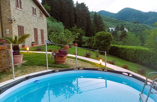 Pescia Villa | VILLA CAMELIA TUSCANY villa with pool surrounded by olive trees - wonderful view