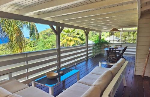 Deshaies Villa | Villa CANNELLE Pointe Batterie, piscine, vue mer
