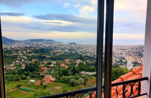 Gairaut Villa | Villa Canteperdrix in Nice Panoramic sea view Quiet close to beaches and town