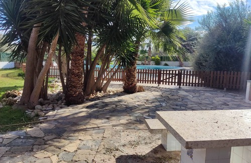 Vinaros Villa | Villa Carlos, Primera Linea DE MAR CON Piscina Y Jardin