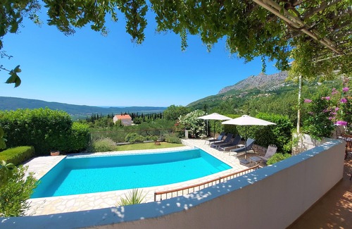 Dunave Krajnje Villa | Villa Casa Belvedere with spectacular view near Dubrovnik