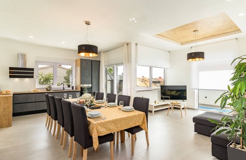 Skatari Villa | Villa Casa L for 10 people near Pula with heated salt - water pool and pet friendly