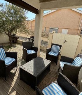 Narbonne-Plage House | Villa Chemakhi 10 personnes