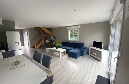 Merlimont House | Villa Cheveux d'Anges in Merlimont with whirlpool bath, pets welcome