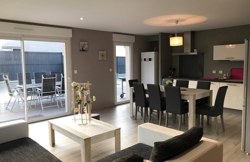 Merlimont House | Villa Cheveux d'Anges in Merlimont with whirlpool bath, pets welcome