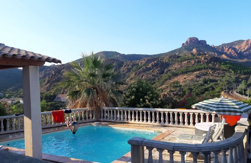 Antheor Villa | Villa Chim Cha facing the sea and the Esterel, 3 bedrooms, swimming pool