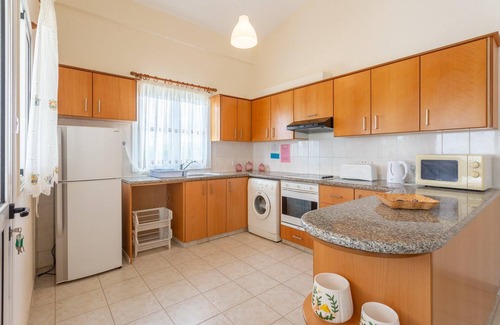 Latchi Villa | Villa Christia Maris Large Private Pool Walk to Beach Sea Views A C Wifi - 2187
