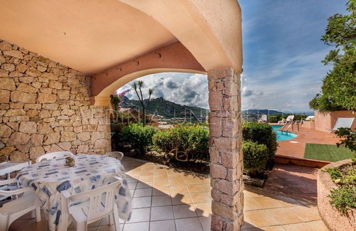Costa Paradiso Villa | Villa Corbezzolo Giallo: with terrace, shared pool and barbeque