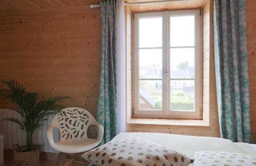 Dragey-Ronthon Apartment | Villa de la Plage, la baie du Mont-Saint-Michel, sauna