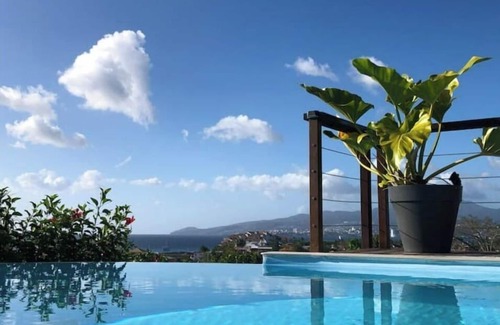 Trois-Ilets Villa | Villa de Luxe Perlane Bay vue mer Piscine Chauffée