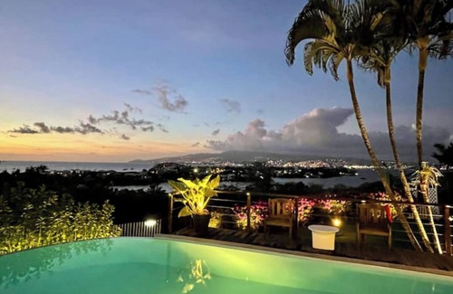 Trois-Ilets Villa | Villa de Luxe Perlane Bay vue mer Piscine Chauffée