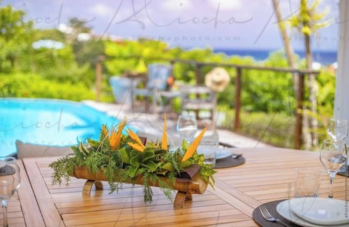 Trois-Ilets Villa | Villa de Luxe Perlane Bay vue mer Piscine Chauffée