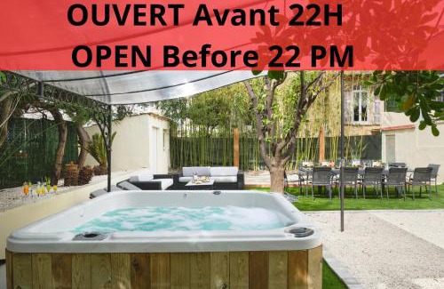 La Californie Villa | VILLA DES PERGOLAS au pied du TRAM ,à 5 min des plages , 15 min du Centre , jacuzzi