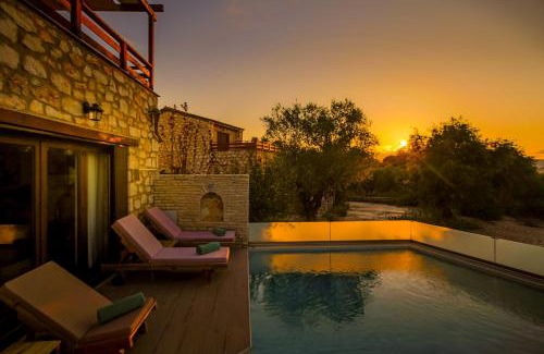 Psarou Villa | Villa Diamante -Seafront Stone Villa for 5 with Stunning Sunset Views By Villa Mana Gers
