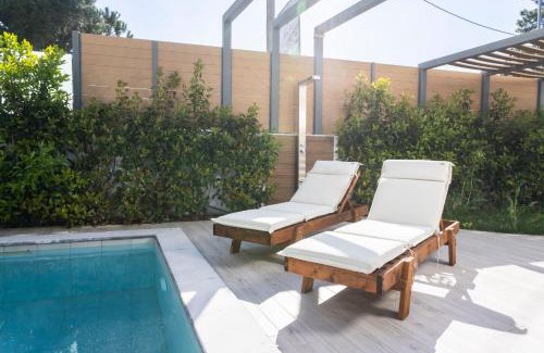 Haniotis Villa | Villa Elios - 100m to beach, Private Pool