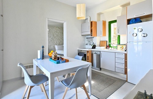 Kea Villa | Villa Eliza with a swimming pool and a sea view